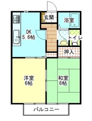 ソレジオ大貞壱番館の物件間取画像